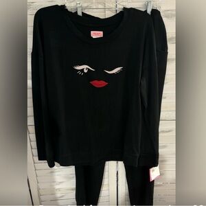 NWT Kate Spade 2-PC PJ Set - Winky Eyes